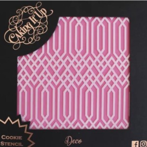 Caking It Up Deco Cookie Stencil