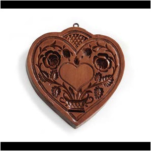 House on the Hill Quilted Heart Mold
