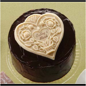 House on the Hill Quilted Heart Mold