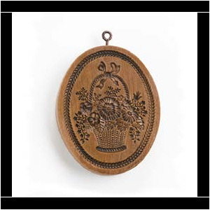 House on the Hill Oval Flower Basket Mold