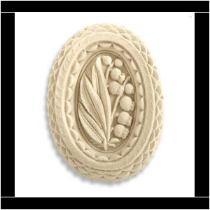 House on the Hill Oval Lily of the Valley Mold