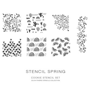 Silvia Favero Spring Kit Cookie Stencils