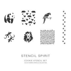 Silvia Favero Spirit Cookie Stencil Kit