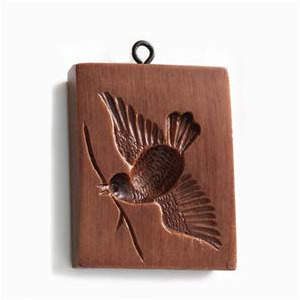 House on the Hill Fly by Bird Springerle Mold