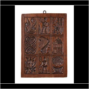 House on the Hill Folk Art Springerle Mold