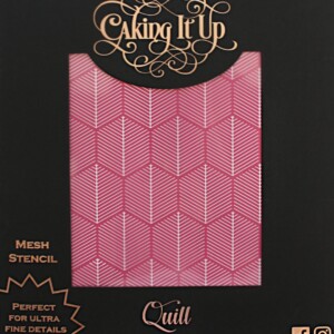 Quill Mesh Caking It Up Quill Mesh Stencil
