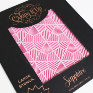 Caking It Up Sapphire Acrylic Stencil