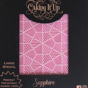 Caking It Up Sapphire Acrylic Stencil