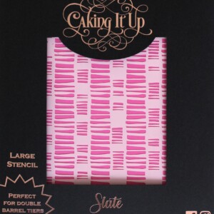 Caking It Up Slate Acrylic Stencil