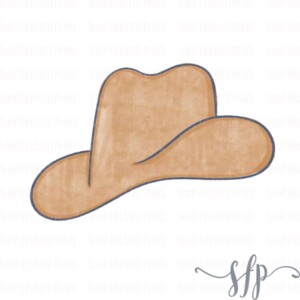 Frosted Pearl Cowboy Hat Balloon Cookie Cutter