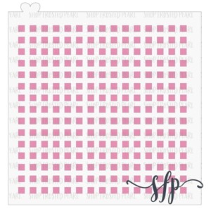 Frosted Pearl Small Grid Cookie Cutter