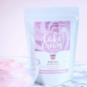 Cake Cream Buttercream Mix Pink Lace