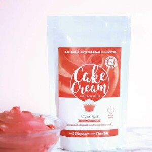 Cake Cream Buttercream Mix Velvet Red