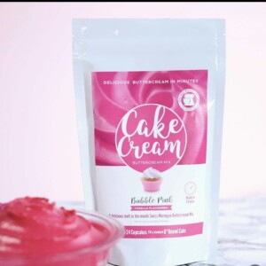 Cake Cream Buttercream Mix Bubble Pink