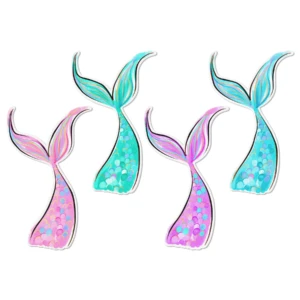 Sprinkle Pop Mermaid Tail Edible Wafer Topper